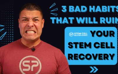 The 3 Bad Habits That Will Ruin Your Stem Cell Recovery