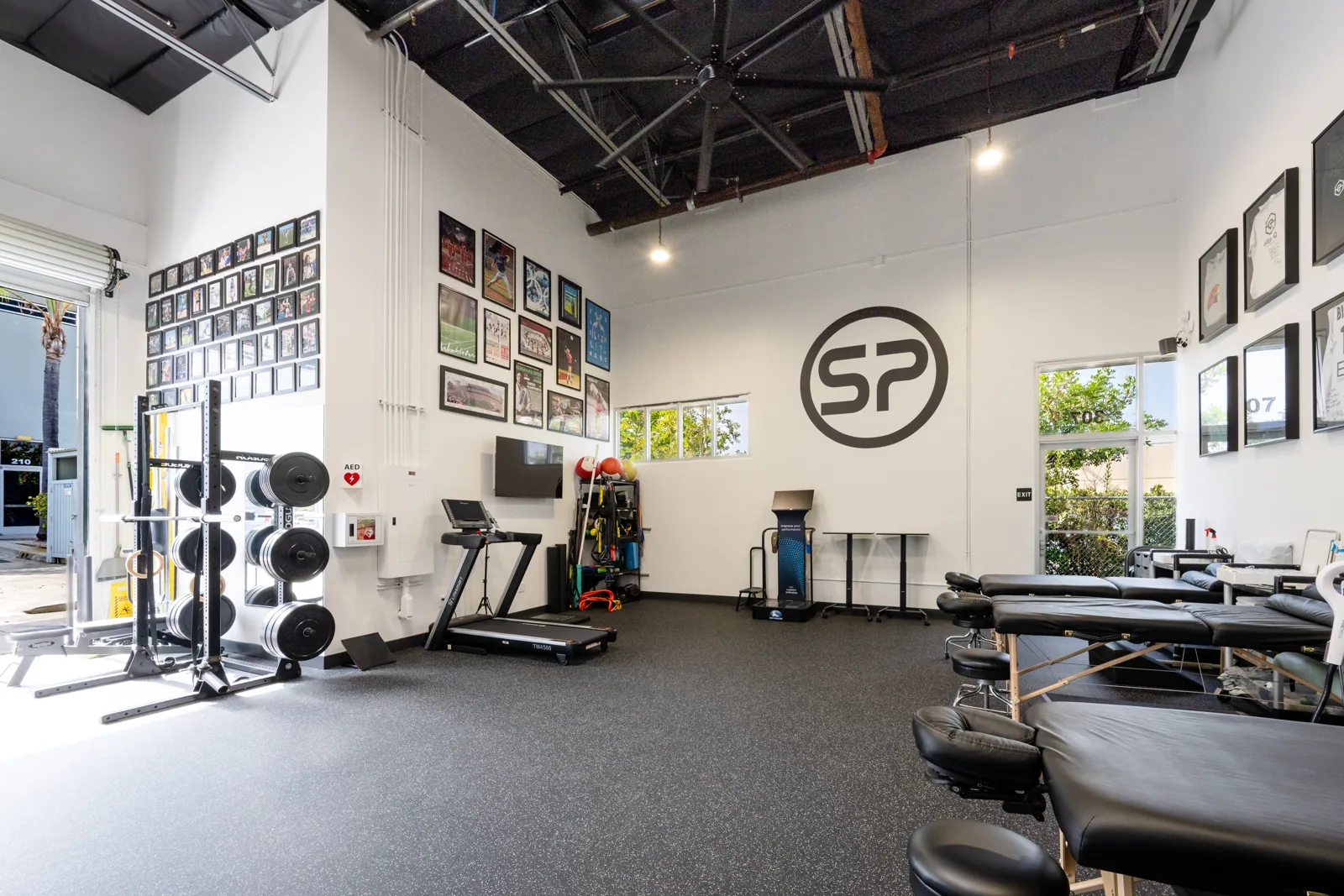 The rehab gym at Sports Performance Physical Therapy, Chula Vista